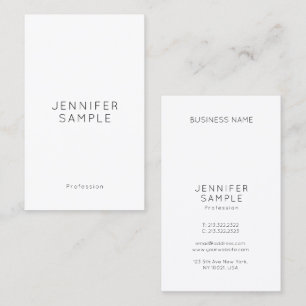 Strak Minimalistisch Elegant Modern Sjabloon Verti Visitekaartje