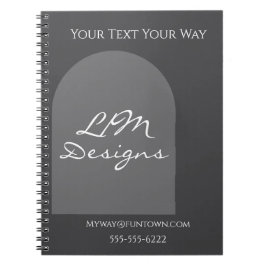 Strak Minimalistisch Notitieboek