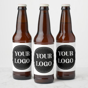 Strak, modern, gepolijst en aanpasbaar bier etiket