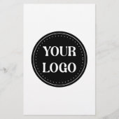 Strak, modern, gepolijst en aanpasbaar briefpapier (Voorkant)