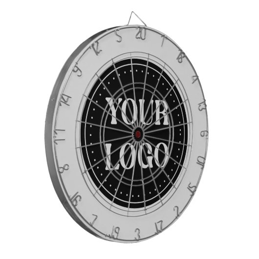 Strak, modern, gepolijst en aanpasbaar dartbord (Voorkant Links)