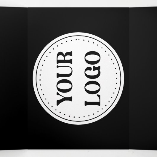 Strak, modern, gepolijst en aanpasbaar. drieluik uitnodiging (Binnenkant midden)