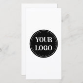 Strak, modern, gepolijst en aanpasbaar feestdagenkaart (Voorkant / Achterkant)