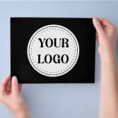 Strak, modern, gepolijst en aanpasbaar. flyer (Hand)