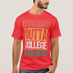 STRAK OUTTA COLLEGE 2022 Afstuderen Hoger Afstudee T-shirt