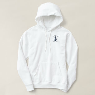 Strak Scheepsvaartuig Naam en Handschrift van de K Hoodie