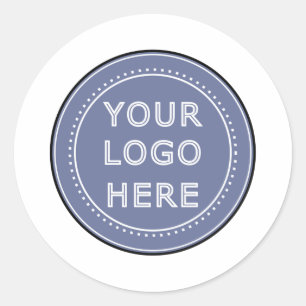 Strak, verfijnd en gepersonaliseerd ronde sticker