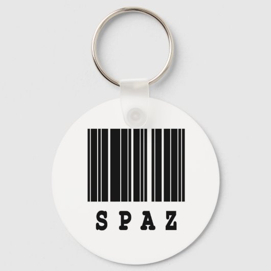 strakke barcode ontwerp sleutelhanger (Voorkant)