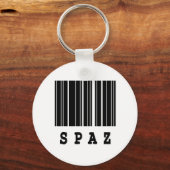 strakke barcode ontwerp sleutelhanger (Voorkant)