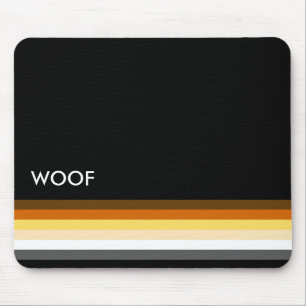 Strakke Gay Bears Pride Vlag woof Muismat
