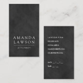 Strakke krijtbord textuur afspraak afsprakenkaartje (Voorkant / Achterkant)