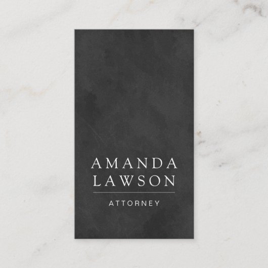 Strakke krijtbord textuur afspraak afsprakenkaartje (Voorkant)