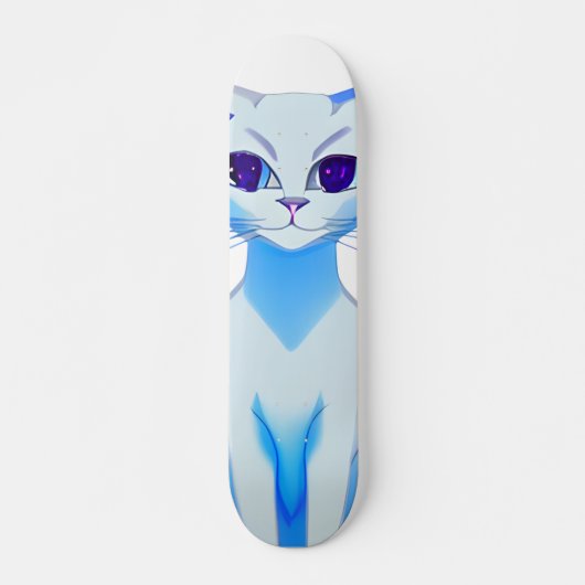 Strakke Siamese Kat Skateboard (Voorkant)