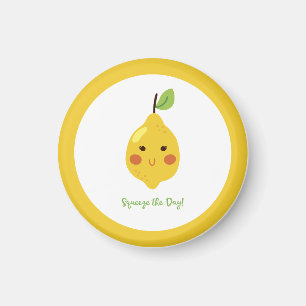 Straks knijp Punny Lemon Magneet
