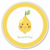 Straks knijp Punny Lemon Sticker (Voorkant)