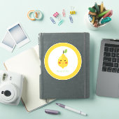 Straks knijp Punny Lemon Sticker (iPad Cover)