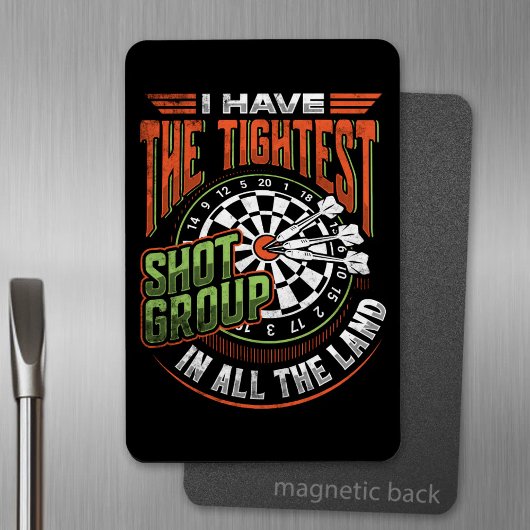 Strakste Shot Groep - Dart Fan Magneet