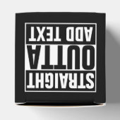 STRAKTE OUTTA - voeg hier jouw tekst/creëer eigen  Bedankdoosjes (Bovenkant)