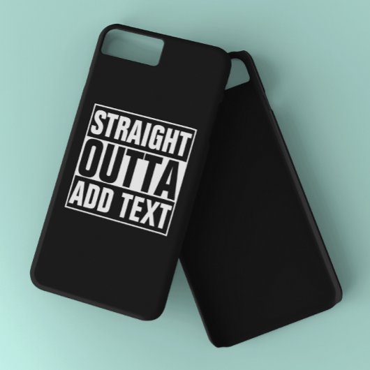 STRAKTE OUTTA - voeg hier jouw tekst/creëer eigen  Case-Mate iPhone Case