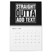 STRAKTE OUTTA - voeg hier jouw tekst/creëer eigen Kalender (Feb 2026)