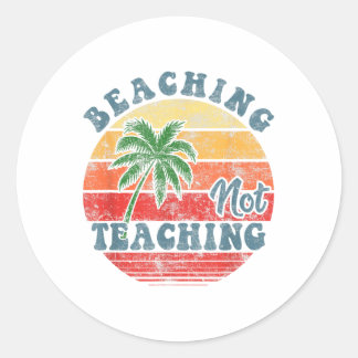 Stralen Niet Leren Leraar Mode Uit Zomer Vaca Ronde Sticker