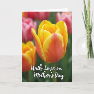 Stralend bloemmotiefkaart kaart