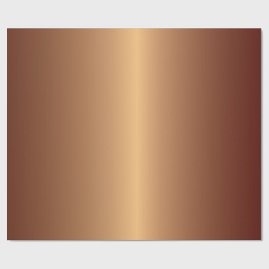 stralend bronsgoud cadeaupapier (Vlak)