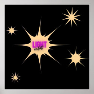 Stralend Licht – Moderne & Levendige Stijl Poster