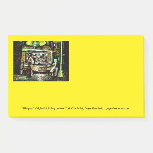 Stralend Post-it® Notes (Voorkant)
