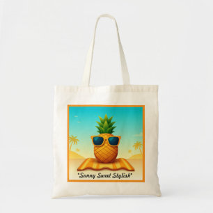 "Stralend Tropisch Plezier" Tote Bag
