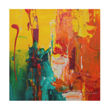 Stralende Abstracte Acryl Wall Art