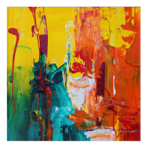 Stralende Abstracte Acryl Wall Art