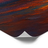 Stralende Abstracte Drift Poster (Hoek)