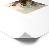 Stralende begonia bloei poster (Hoek)