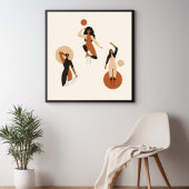 Stralende Beweging Poster