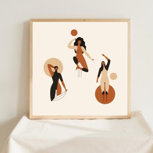Stralende Beweging Poster