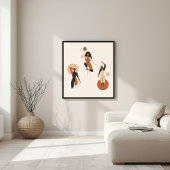 Stralende Beweging Poster