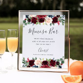 Stralende Bloei Mimosa Bar Bord Poster