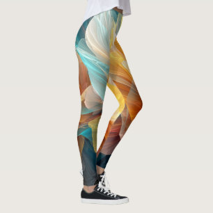 Stralende bloei van etherische bloemblaadjes in he leggings