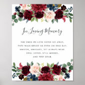 Stralende Bloem Huwelijk Herdenking Bord Poster (Voorkant)