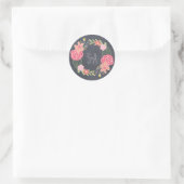 Stralende bloemen gunst Sticker (Tas)