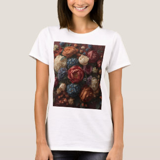 Stralende Bloesem Symfonie: Levendig Haute Couture T-shirt