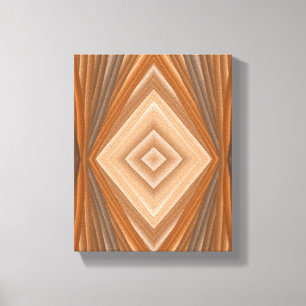 Stralende draden: de kleurverbinding canvas afdruk