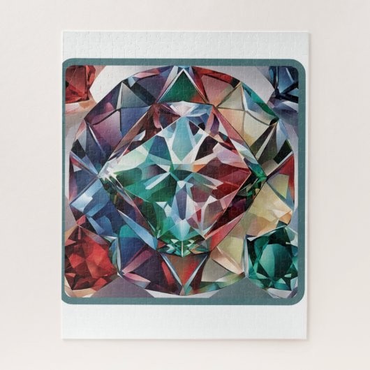 Stralende Edelsteen Puzzel met Deluxe Cadeaudoos Legpuzzel (Verticaal)