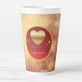 Stralende Eeuwige Liefde Latte Mok (Voorkant)