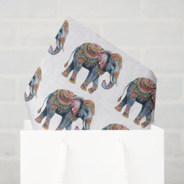 Stralende festivallichten tissuepapier