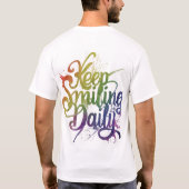 Stralende glimlach t-shirt (Achterkant)
