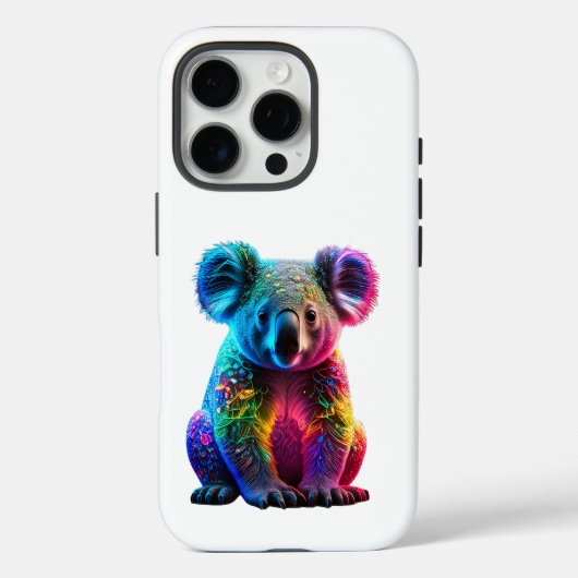 stralende gloeiende koala Case-Mate iPhone case (Achterkant)