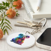 stralende gloeiende koala sleutelhanger (Voorkant Rechts)