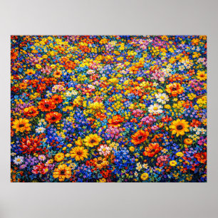 Stralende Horizon: De Oneindige Wildbloemstoot Poster